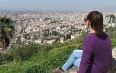 Uitzicht op Granada